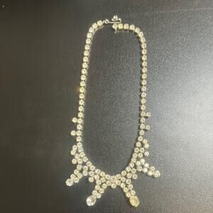 Vintage Rhinestone Necklace GALE